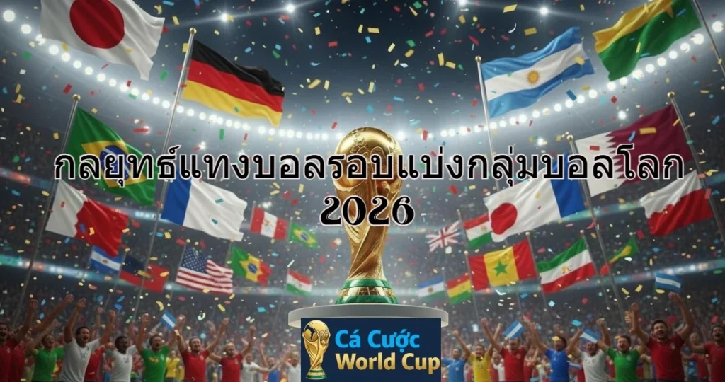 กลยุทธ์แทงบอลรอบแบ่งกลุ่มบอลโลก 2026: แทงยังไงให้ได้กำไร?