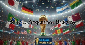 Brazil, Argentina, Uruguay